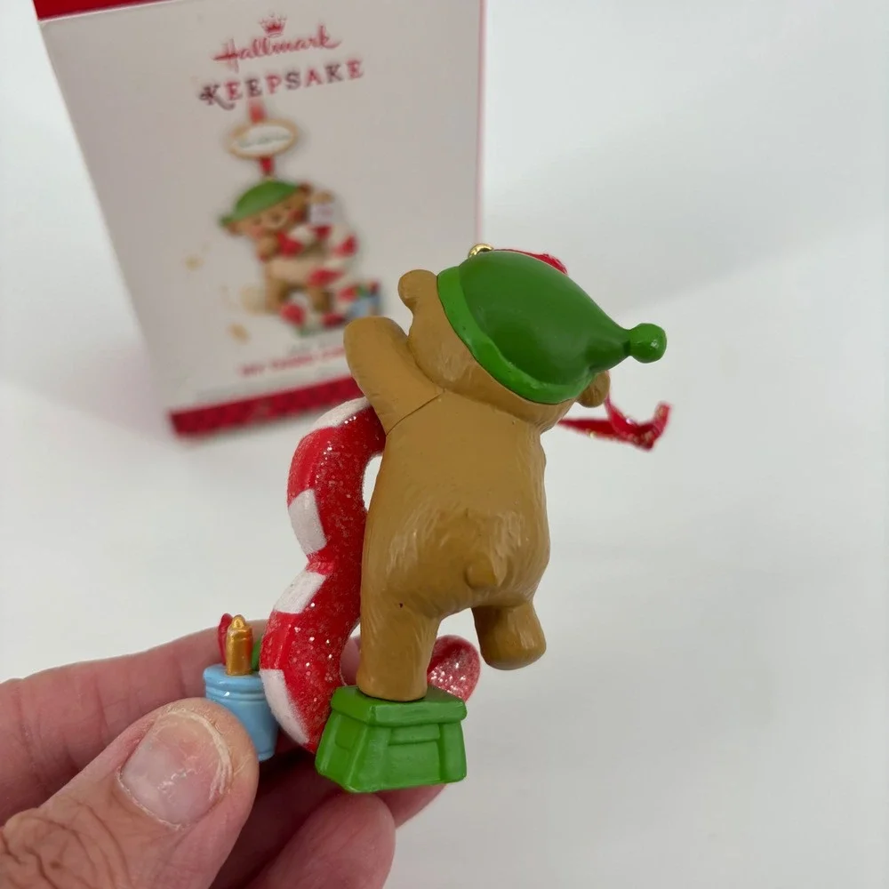 Hallmark Childhood Memories Ornament My Third Christmas Bear 2013 Keepsake‎